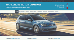 Desktop Screenshot of harlequinmotorcompany.co.uk